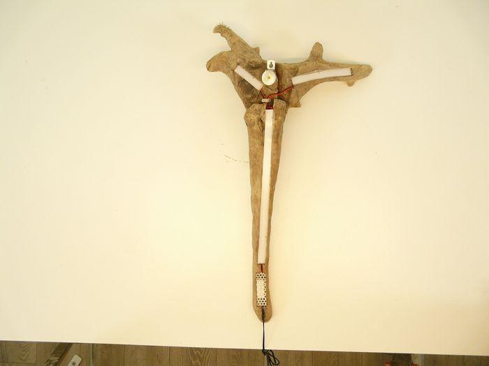 Immagine prodotto Peka-Ideen Wandlampe Treibholzlampe Schwemmholz, Höhe ca. 65 cm (600 lm)