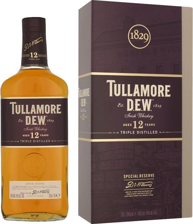Image du produit Tullamore Dew 12 ans Réserve spéciale (Bourbon, Whisky irlandais, 1 x 70 cl)