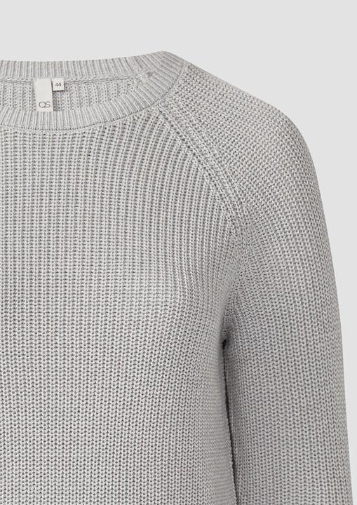 Produktbild S.Oliver Strickpullover Melierter Strickpullover mit Raglanärmeln (50)