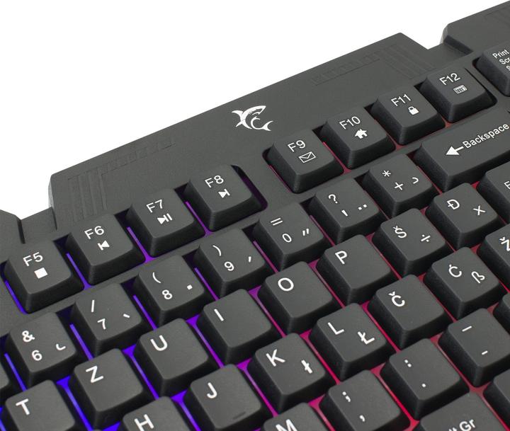 Produktbild Membrane Gaming Keyboard Shark Dakota, Rainbow LED backlight, US layout (US, Kabelgebunden)