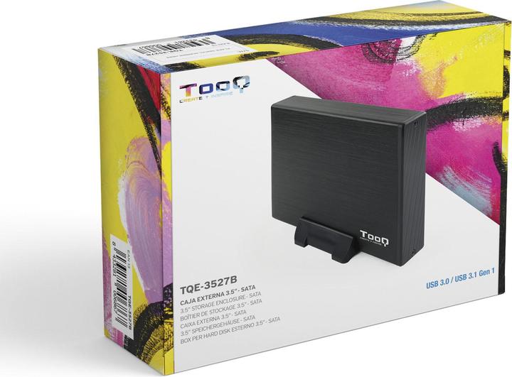 Image du produit Tooq Technology TQE-3527B Boîtier du disque dur Boîtier du disque dur noir 3.5 (3.5")