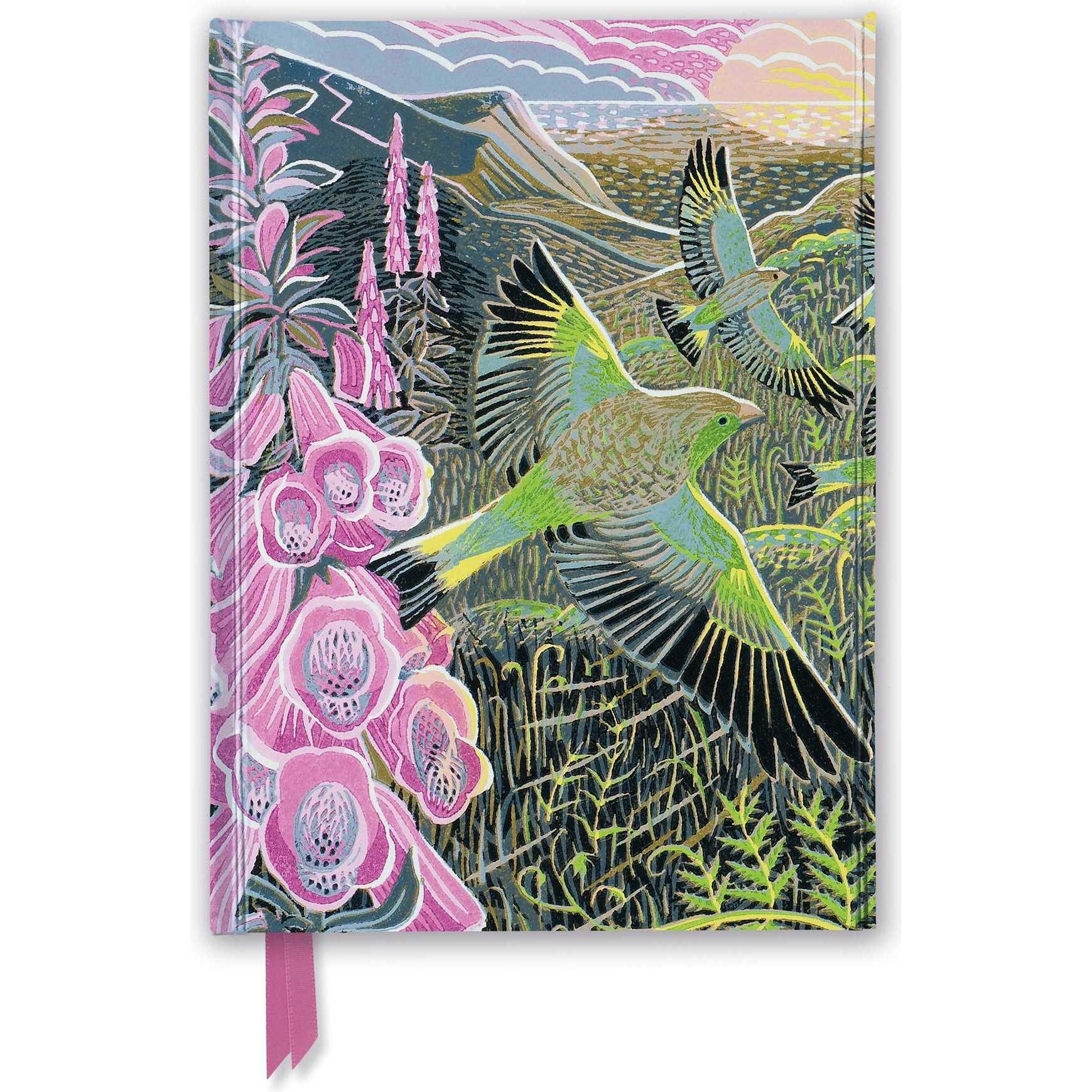Flame Tree, Heft + Block, Notizbuch A5 Kunst liniert (A5, Liniert, Harter Einband)