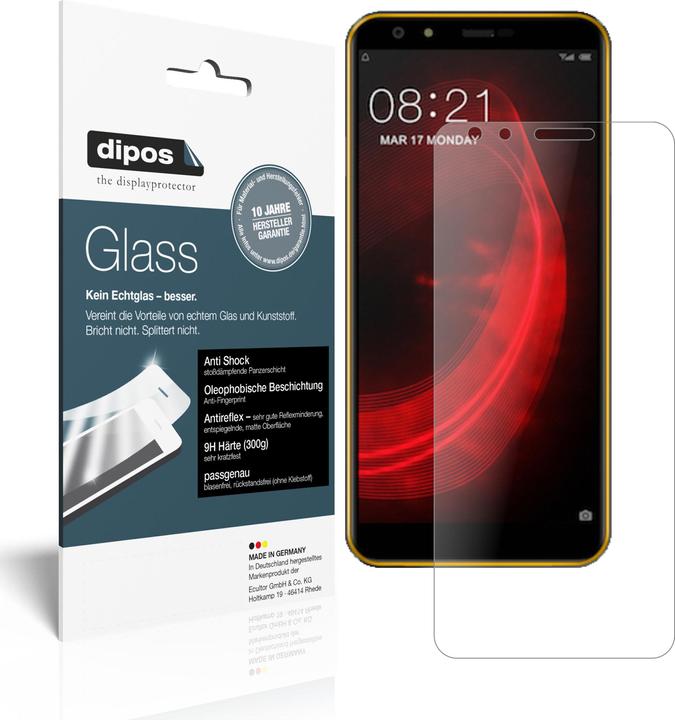 Produktbild Dipos Displayschutz Anti-Shock (2 Stk., Nubia N2 Lite)