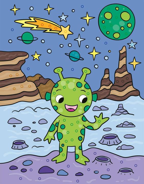 Produktbild Mein Diamant-Stickerheft - Weltall