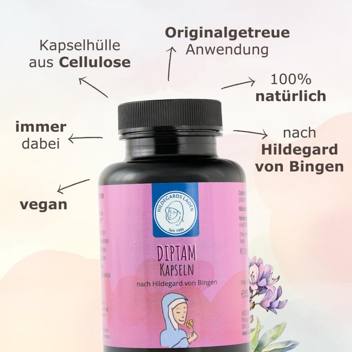 Produktbild Hildegards Laden Diptam Kapseln 90 Stk. (90 Stück, Kapseln, 64 g)