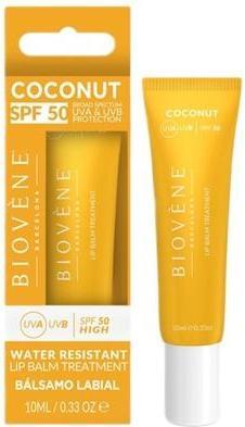 Actual product image Biovène Biovene Coconut Lip Balm Spf50 Lip Balm 10Ml (Lip balm, 10 ml)