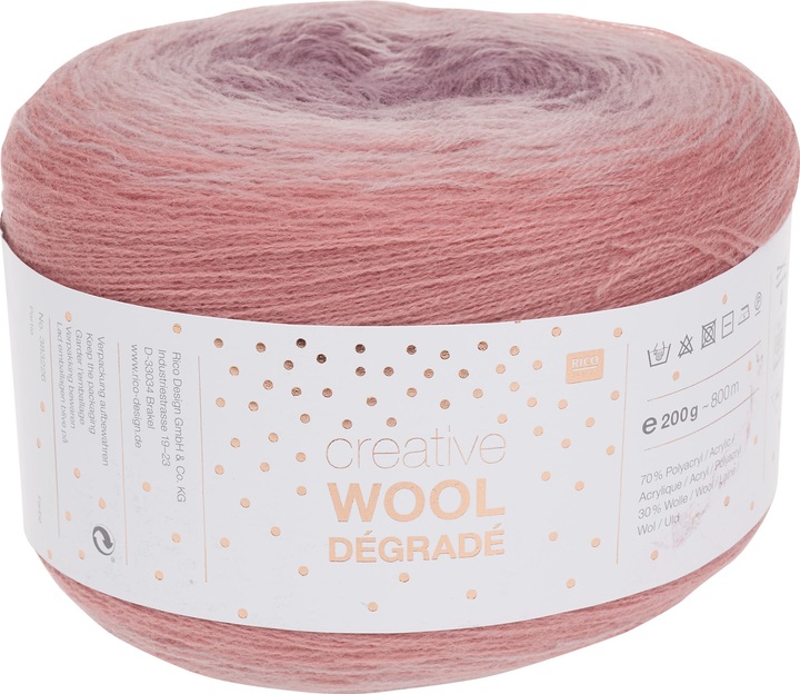 Immagine prodotto Rico Design Rico Creative Wool Dégradé, 4 fili, 200g, circa 800m (800 m)