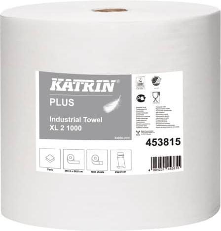 Produktbild Katrin Wischtuch Rolle 2-lagig 2RL weiss (1x)