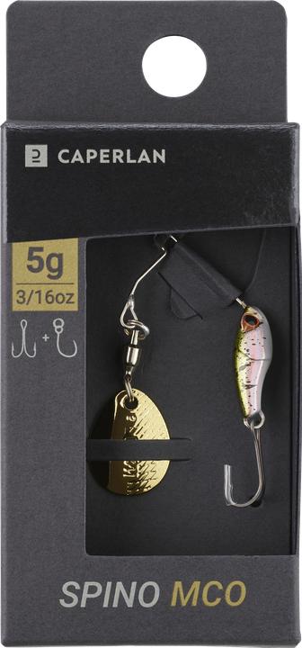 Image du produit Caperlan Spinnerbait en coder métallique pour la pêche au lancer