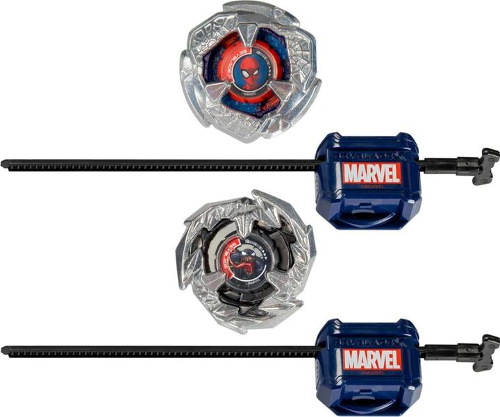Productafbeelding Hasbro Beyblade X Marvel Collab Spider-Man 3-60F vs. Venom 3-80N Multipack Set (Duits)