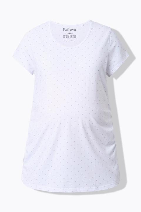 Produktbild Ulla Popken Bellieva-T-Shirts, 2er-Pack, Kurzarm, seitl. Raffung, GOTS (56)