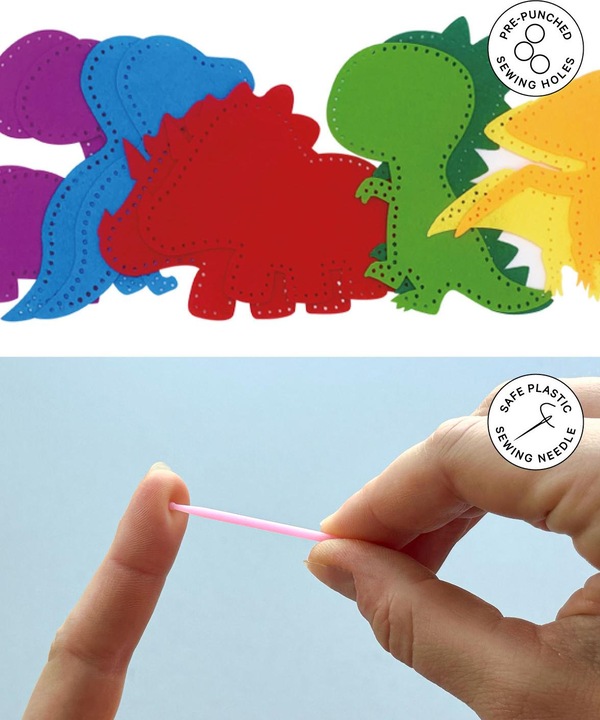 Immagine prodotto I Am Creative Set da cucito in feltro, set completo di animali