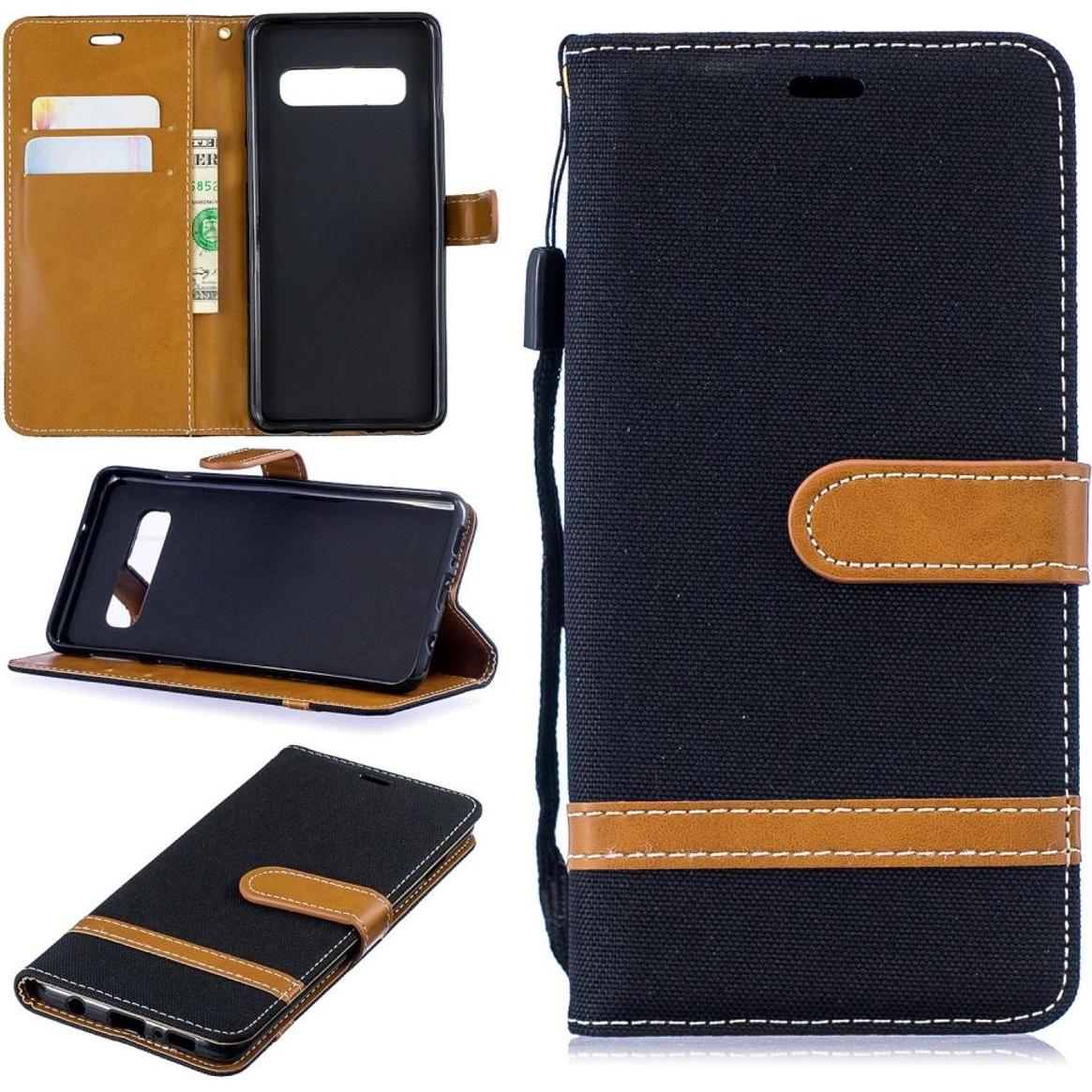 König Design Hülle Handy Schutz für Samsung Galaxy S10 Case Cover Tasche Wallet Etui Bumper (Samsung Galaxy S10+), Smart...