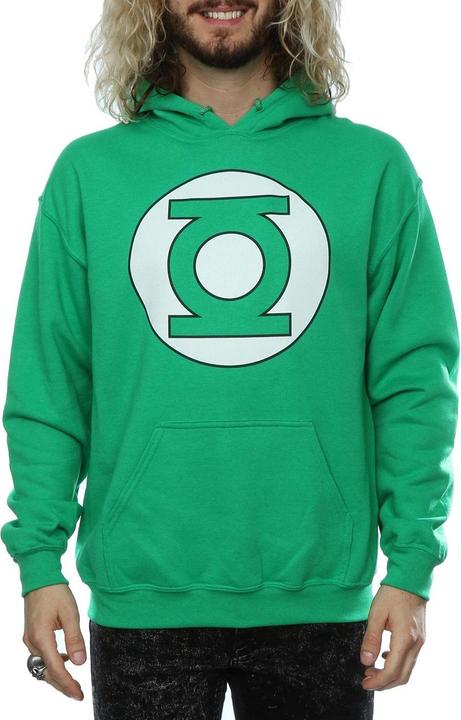 Immagine prodotto Green Lantern Logo Felpa con Cappuccio Uomo (XXL)