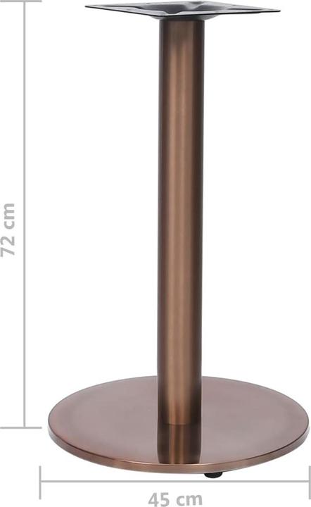 Actual product image vidaXL Table leg