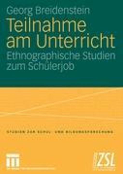 Produktbild Teilnahme am Unterricht (Deutsch, Georg Breidenstein, 2006)