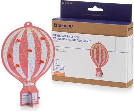 Actual product image Whadda Hot air balloon in retro design - learning kit for soldering (Electronics kit)