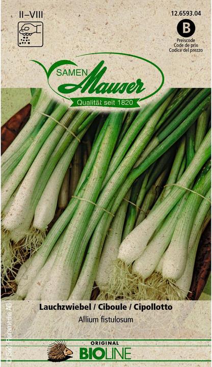 Produktbild Samen Mauser BIO Lauchzwiebel (Gemüsesamen)