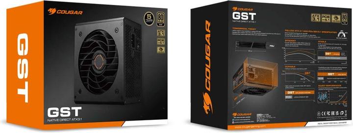Actual product image Cougar Netzteil GST 750W ATX3.1 / 80 Plus Gold (750 W)
