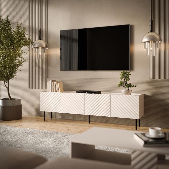 Produktbild Cama LUCCA 4D TV cabinet 200x40x59 cashmere (200 x 40 x 59 cm)