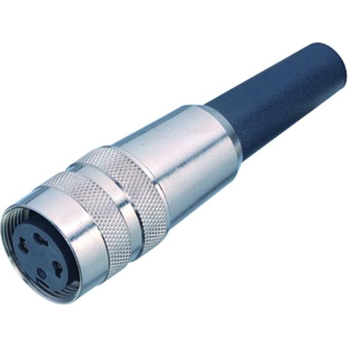 Schubiger 5 pole 180 DIN, Elektronikkabel + Stecker, Silber
