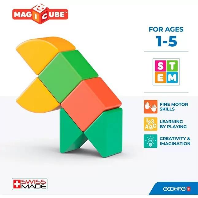Actual product image Geomag Magicube Blocks Stacking