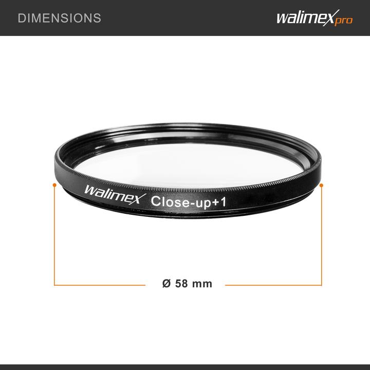 Produktbild Walimex Close up Makrolinsen-Set 58 mm (58 mm, Nahlinsen)