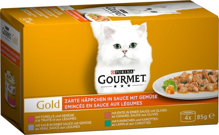 Produktbild Gourmet Zarte Häppchen in Sauce (Adult, 4 Stk., 85 g)