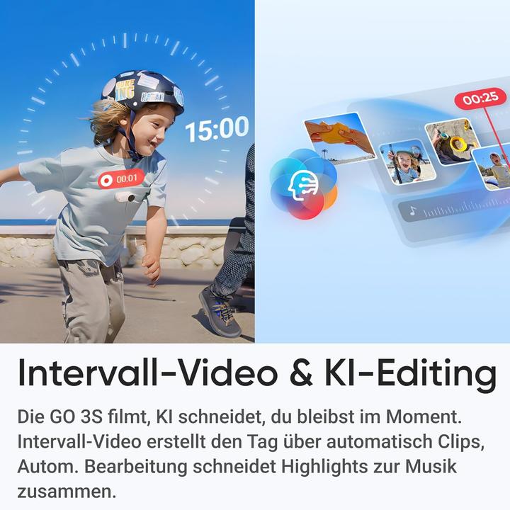 Actual product image Insta360 Tragbare 4K Mini-Kamera mit Stabilisierung (Wi-Fi)