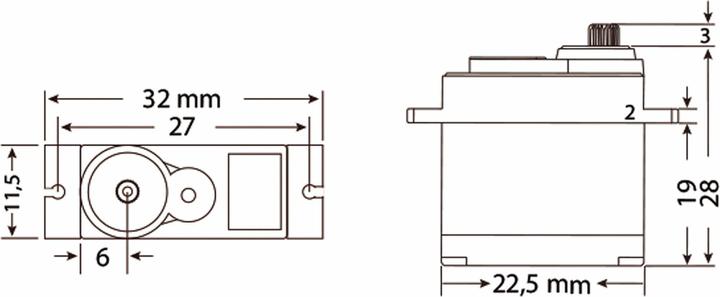 Produktbild Jamara Servo High End 929HMG