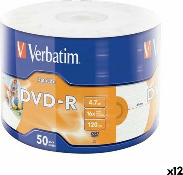 Immagine prodotto Verbatim DVD-R 4,7 GB 16x (12 Stück) (12 x)