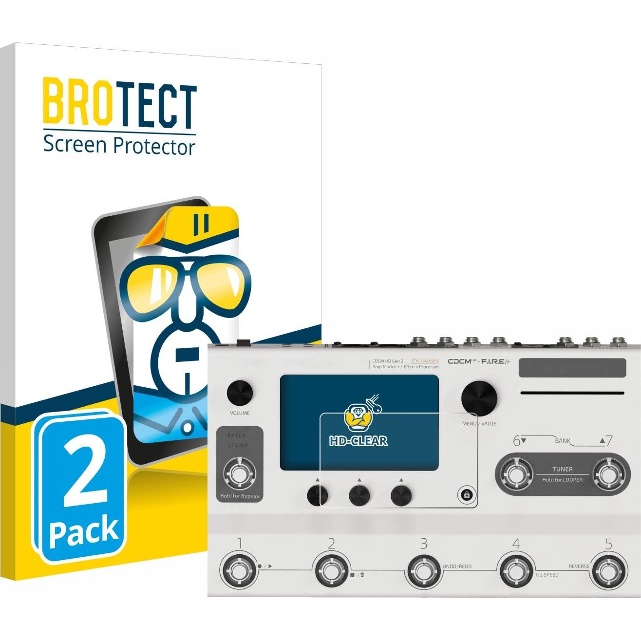 BROTECT Schutzfolie Displayschutz Klar, Audio Zubehör, Transparent