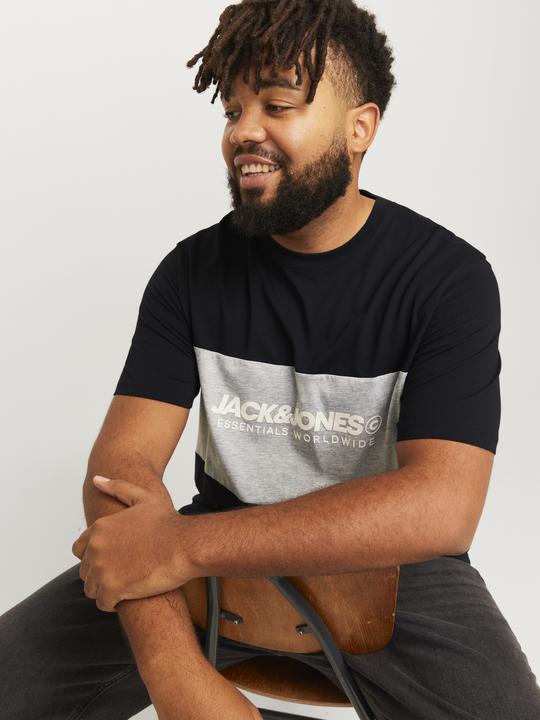 Produktbild Jack & Jones Jjelegacy Blocking Tee Ss O-Neck Noo Pls (6XL)