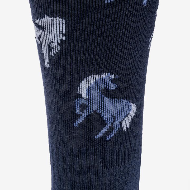 Produktbild Fouganza Reitsocken SKS 500 Kinder 2er-Pack blau (35 - 38)