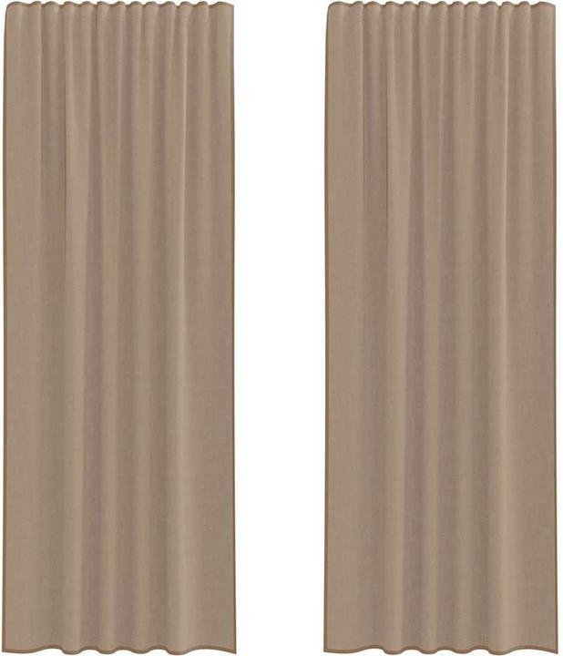 Actual product image vidaXL Voile Vorhang (140 x 260 cm)