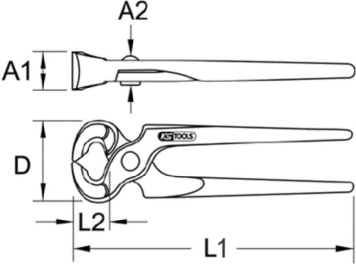 Produktbild KS Tools Monierzange (250 mm)
