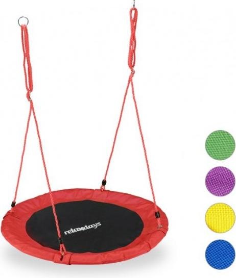 Actual product image Relaxdays 90 cm Nest Swing