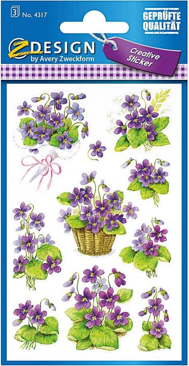 Immagine prodotto Z-Design Blumenaufkleber