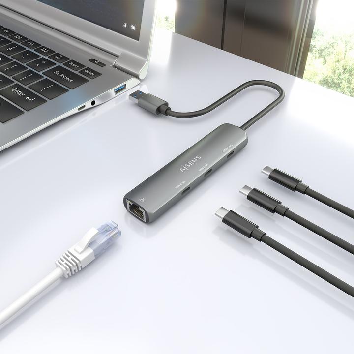 Produktbild Aisens ASUC-4P037-GR (4 Ports)