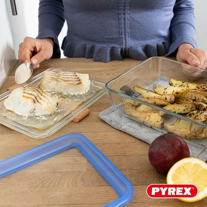 Actual product image Pyrex Lunchbox-Set 2,6 L 3 Stücke