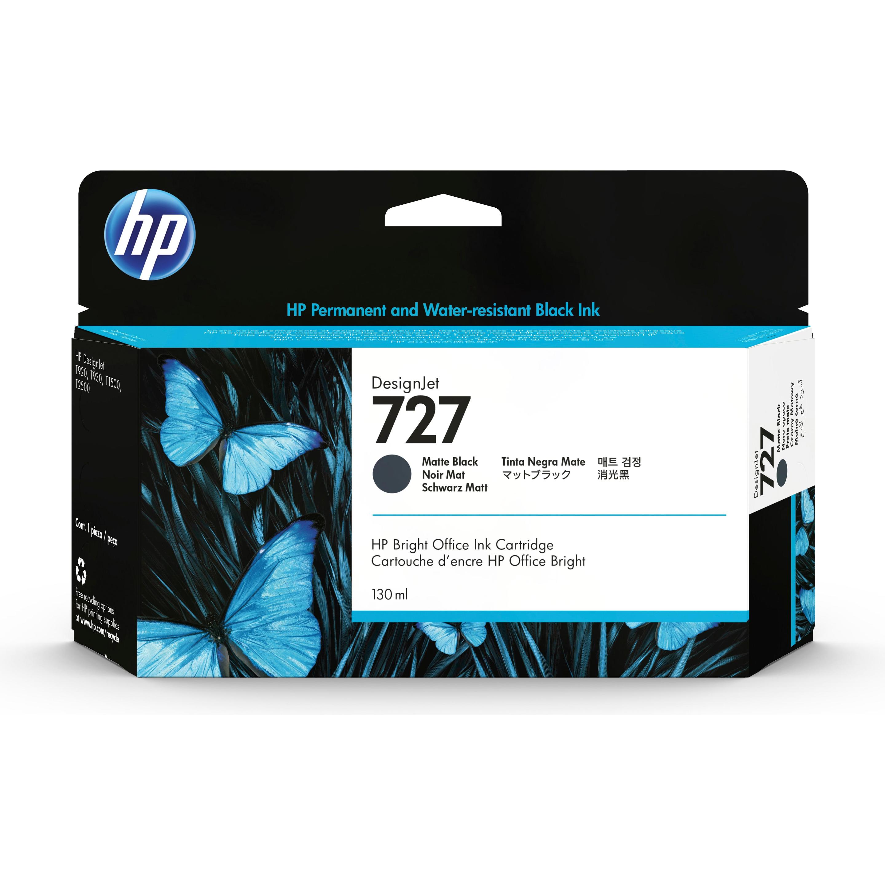 HP, Druckerpatrone, 727 (MBK)