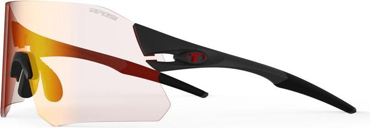 Actual product image MGA Tifosi Rail Clarion Matte Black Glasses (1 Mieszkło Clarion Red Photochrom 74% -14% Light (matt black, Clarion Red Fototec)