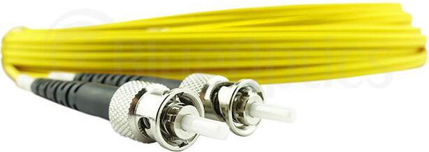 Actual product image BlueOptics Cisco CAB-SMF-ST-LC-3 compatible LC-ST singlemode patch cable 3 metres