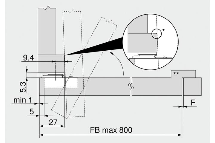 Actual product image Blum Pot band
