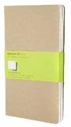 Actual product image Moleskine Cahier Large Set of 3 (130 x 210 mm, Plain, Hardcover)