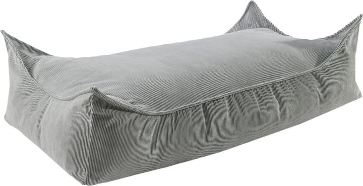 Produktbild Meowbaby Sitzsack für Kinder, Rechteckig, Cord, Grau (Kindersitzgruppe)