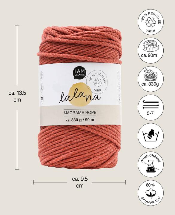 Produktbild Lalana Macrame Rope (90 m)
