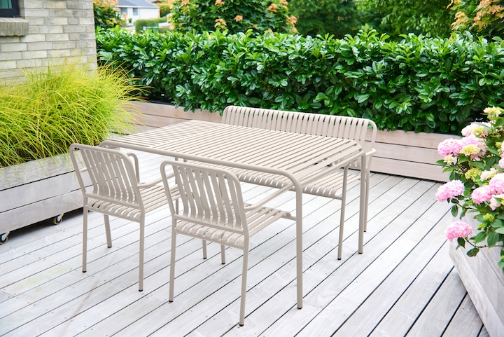Produktbild Schou Gartenbank STELLA, flint grey 140x56cm
