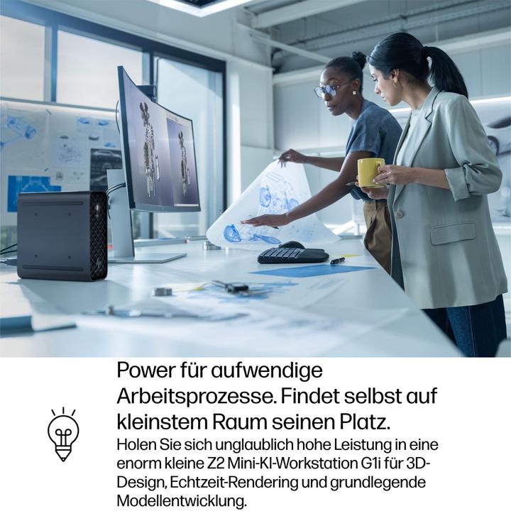 Actual product image HP Z2 Mini G1i (1000 GB, 64 GB, Intel Core Ultra 9 285K, RTX A2000)