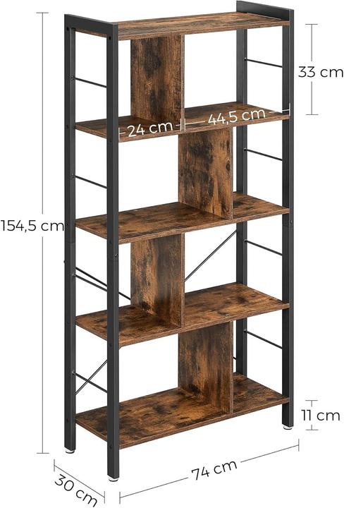 Actual product image Vasagle Havanna (74 x 30 x 154.5 cm)